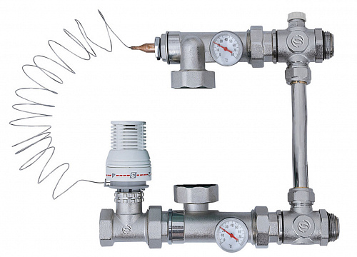 Насосно смесительный узел для теплого пола jh 1039